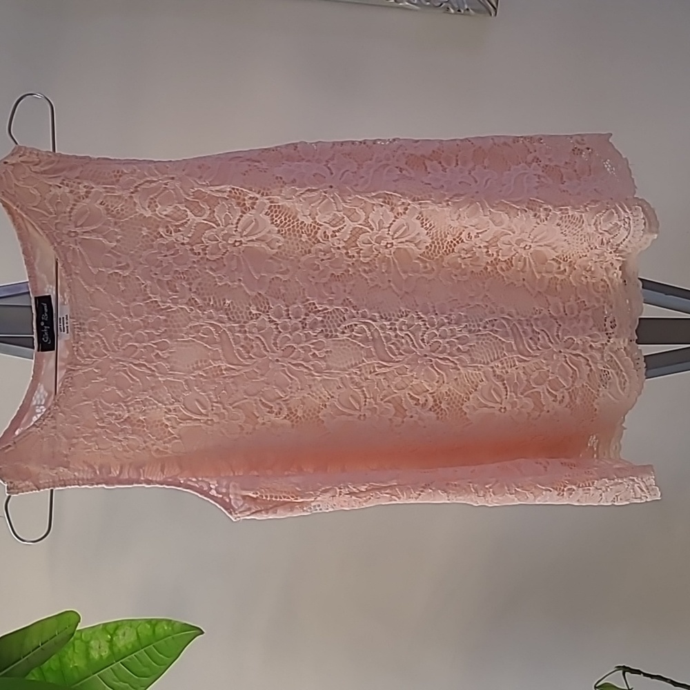Cami baby Pink very strechy double liner
